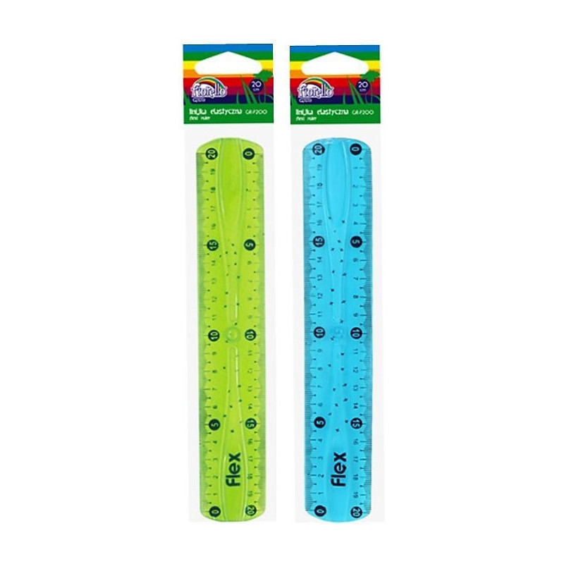 Linijka plastikowa Fiorello 20cm elastyczna