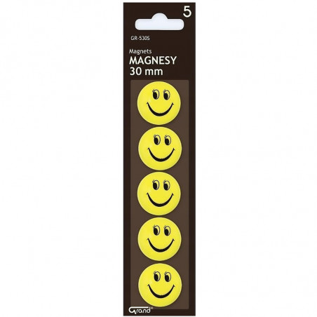 Magnesy do tablic Grand śr.30mm buźki (5)