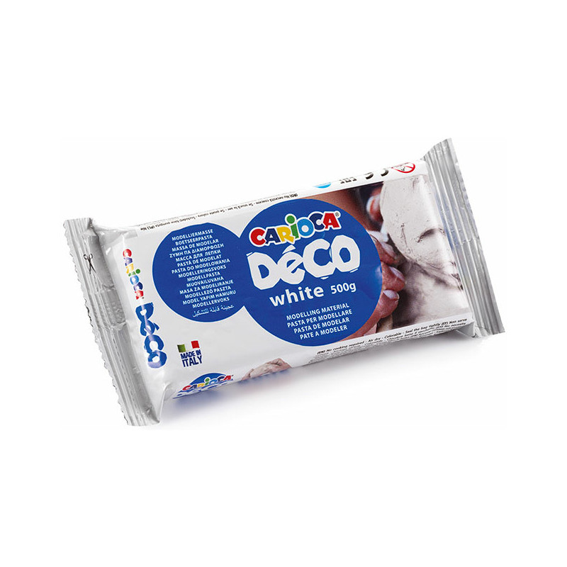 Masa do modelowania Carioca 500g biała
