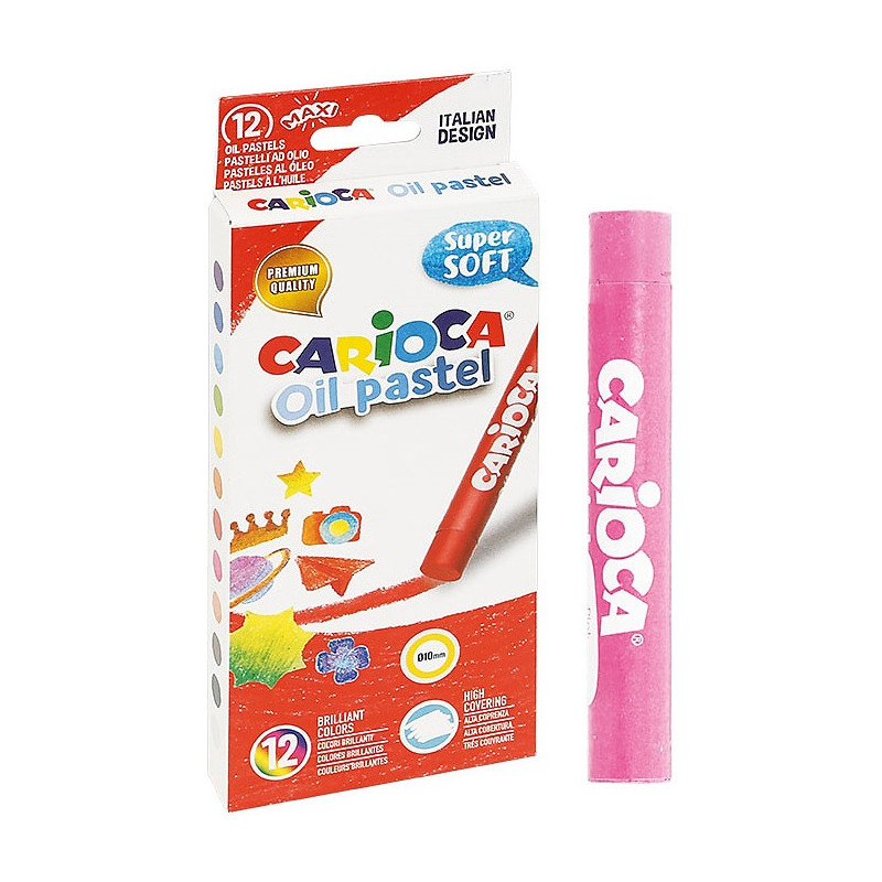 Pastele olejne Carioca 12 kolorów