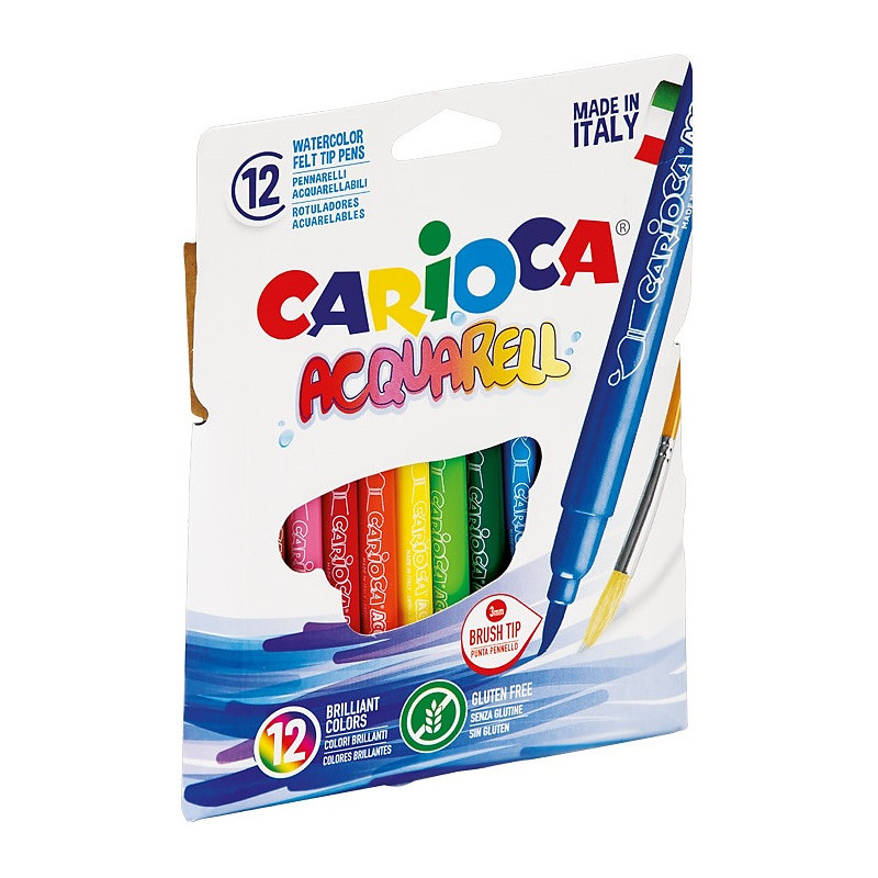 Flamastry Carioca Acquarell 12 kolorów