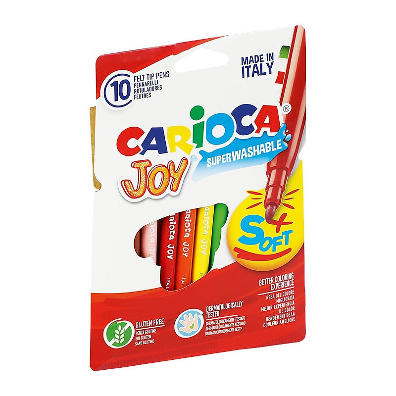Flamastry Carioca Joy 10 kolorów