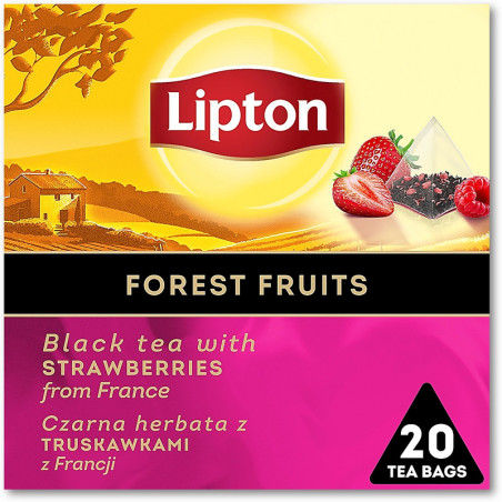 Herbata Lipton Piramid czarna Forest Fruits (20)