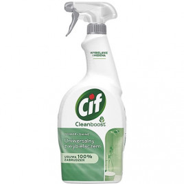 Spray Cif Cleanboost 750ml Uniwersalny z wybielaczem