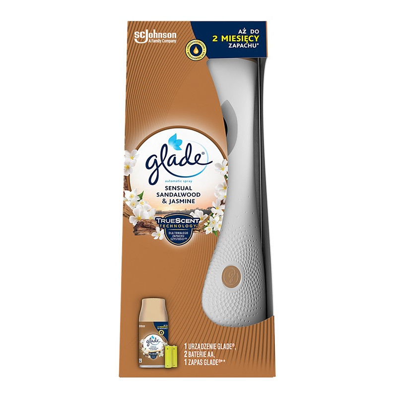 Odświeżacz powietrza automatyczny Glade 269ml Sensual Sandalwood & Jasmine