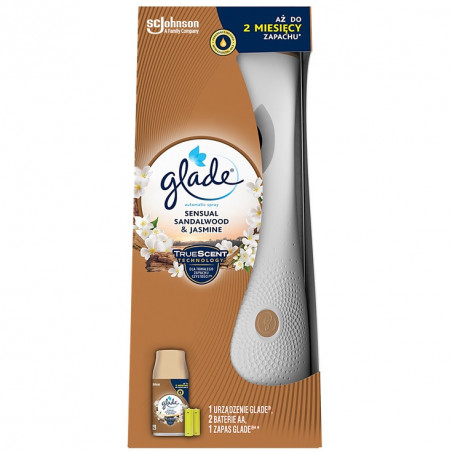 Odświeżacz powietrza automatyczny Glade 269ml Sensual Sandalwood & Jas
