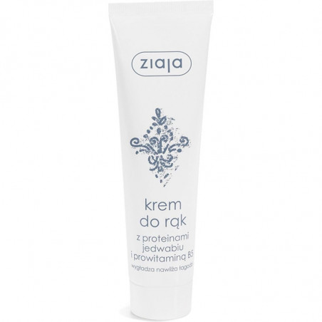 Krem do rąk Ziaja 100ml z proteinami jedwabiu i prowitaminą B5