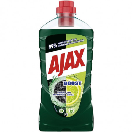 Płyn uniwersalny Ajax Boost 1L Charcoal + Lime