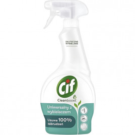 Spray Cif Cleanboost 500ml Uniwersalny z wybielaczem