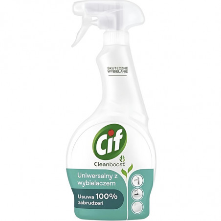 Spray Cif Cleanboost 500ml Uniwersalny z wybielaczem