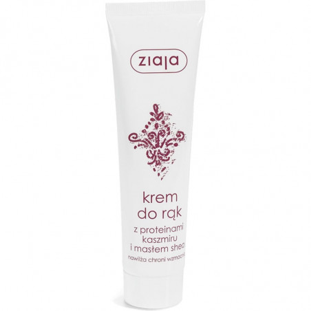 Krem do rąk Ziaja 100ml z proteinami kaszmiru i masłem shea