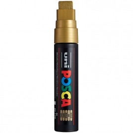 Marker z farbą plakatową Uni POSCA PC-17K 15mm złoty