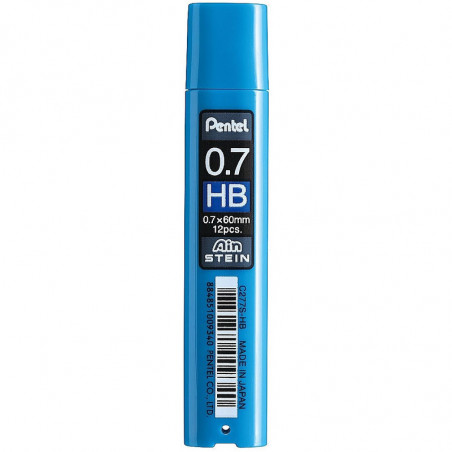 Grafity do ołówków Pentel Ain Stein 0.7mm HB (12)