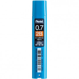 Grafity do ołówków Pentel Ain Stein 0.7mm 2B (12)