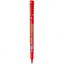 Foliopis permanentny Pentel NM470 M 1.0mm czerwony