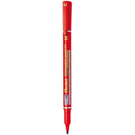 Foliopis permanentny Pentel NM470 M 1.0mm czerwony