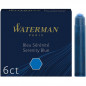 Naboje atramentowe Waterman International niebieskie (6)