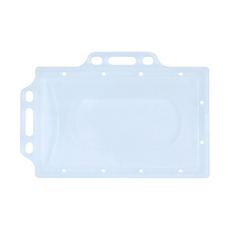 Identyfikator Donau 56x90mm PCV 2 uchwyty transparentny