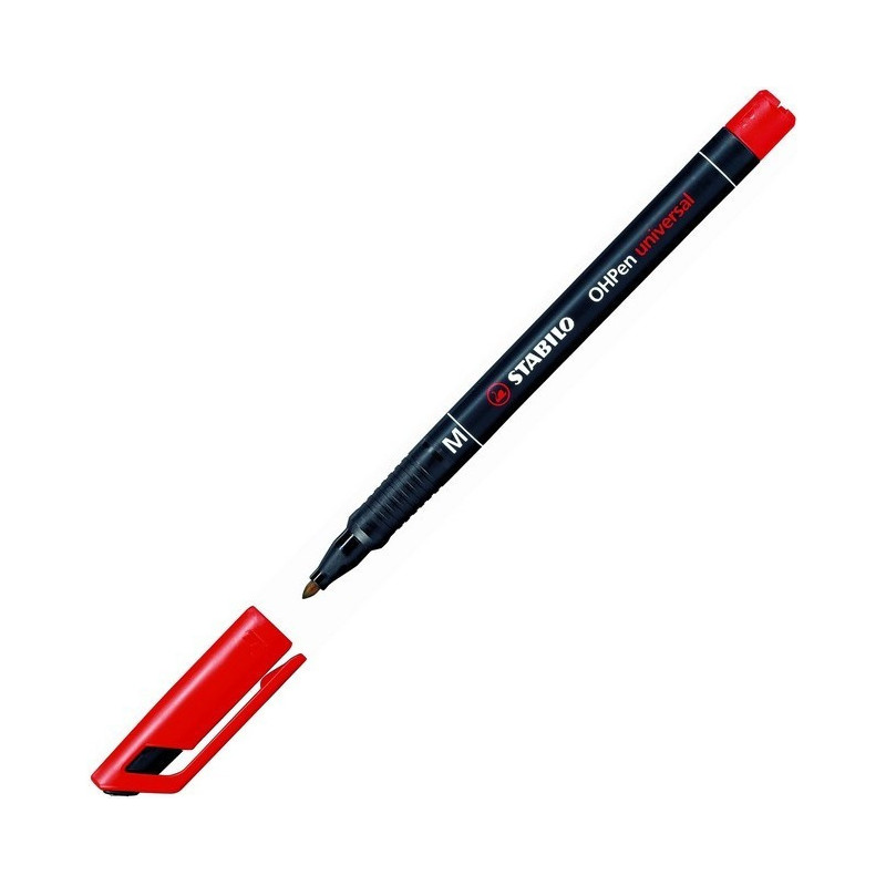 FOLIOPIS STABILO OHPEN UNIVERSAL 1,0mm CZERWONY