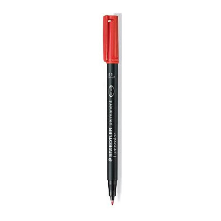 FOLIOPIS STAEDTLER LUMOCOLOR B CZERWONY