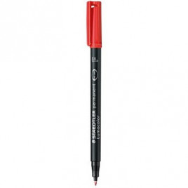 FOLIOPIS STAEDTLER LUMOCOLOR F CZERWONY