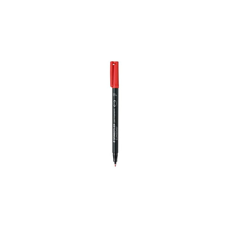 FOLIOPIS STAEDTLER LUMOCOLOR F CZERWONY