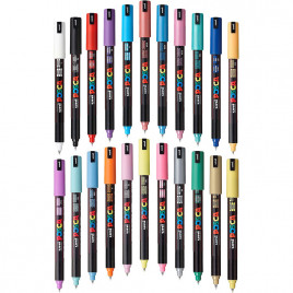 Marker z farbą plakatową Uni POSCA PC-1MR żółty
