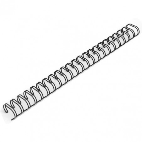 GRZBIETY DRUTOWE 3:1 14,3mm CZARNE (100)