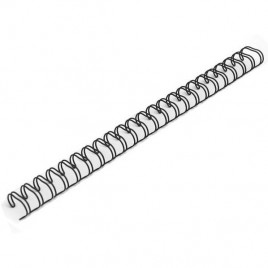 GRZBIETY DRUTOWE 3:1 9,5mm CZARNE (100)