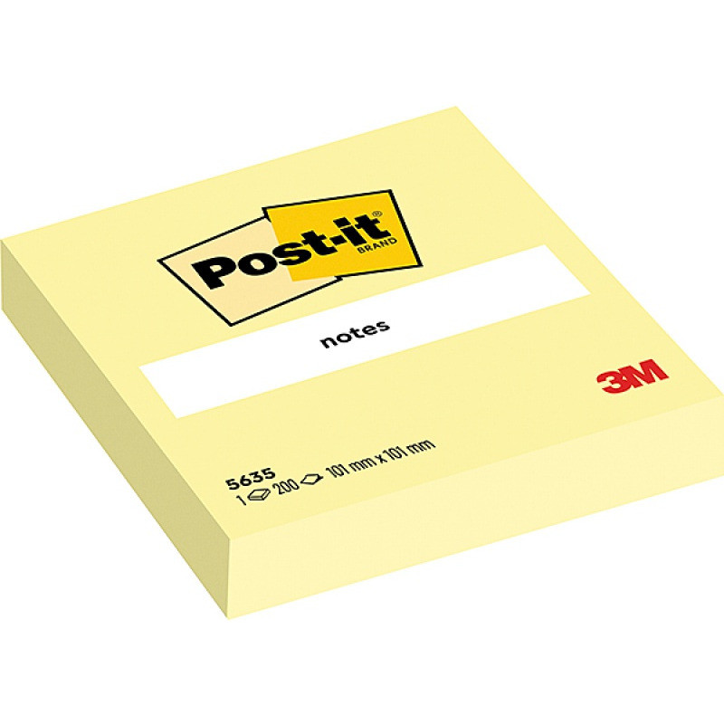 KARTECZKI POST-IT 100x100mm ŻÓŁTE (200)