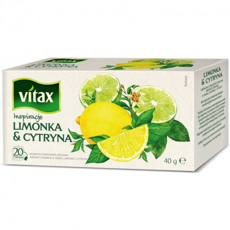 HERBATA VITAX INSPIRATIONS LIMONKA z CYTRYNĄ (20)