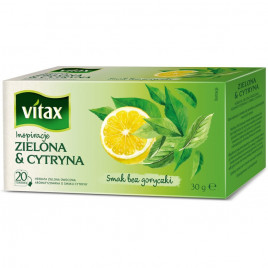 HERBATA VITAX INSPIRATIONS ZIELONA z CYTRYNĄ (20)