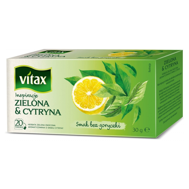 HERBATA VITAX INSPIRATIONS ZIELONA z CYTRYNĄ (20)