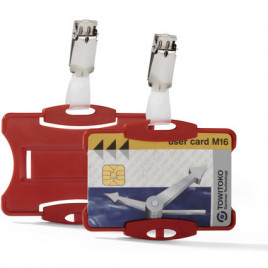HOLDER DO KARTY DURABLE CZERWONY