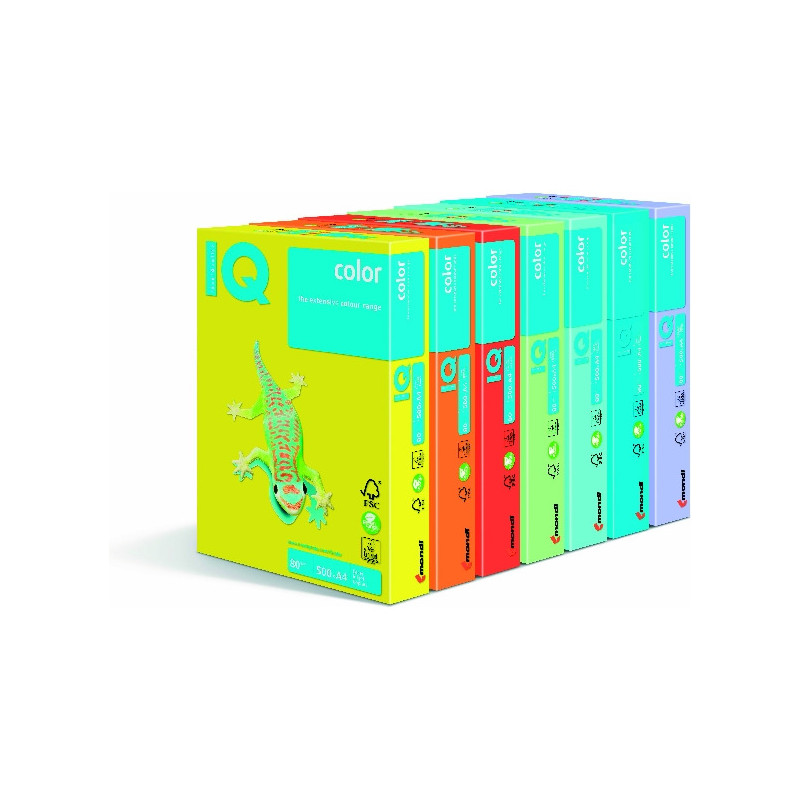 PAPIER MAESTRO COLOR A4/80g NEON POMARAŃCZOWY (500