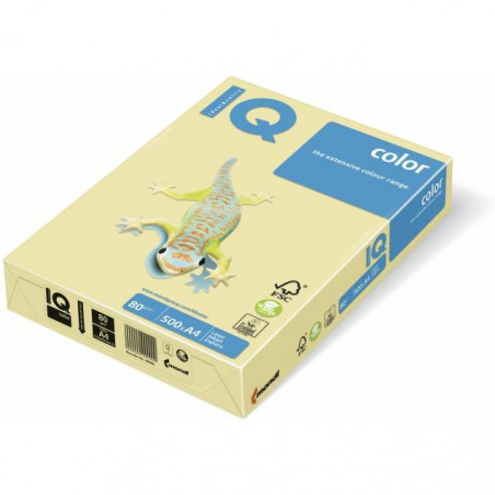 PAPIER MAESTRO COLOR A4/80g PASTEL JASNOŻÓŁTY (500)