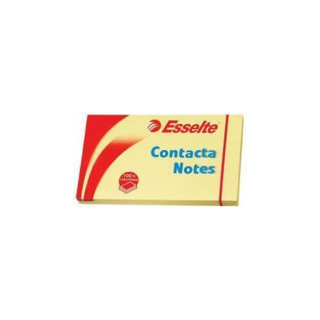 KARTECZKI ESSELTE 75x125mm ŻÓŁTE (100)