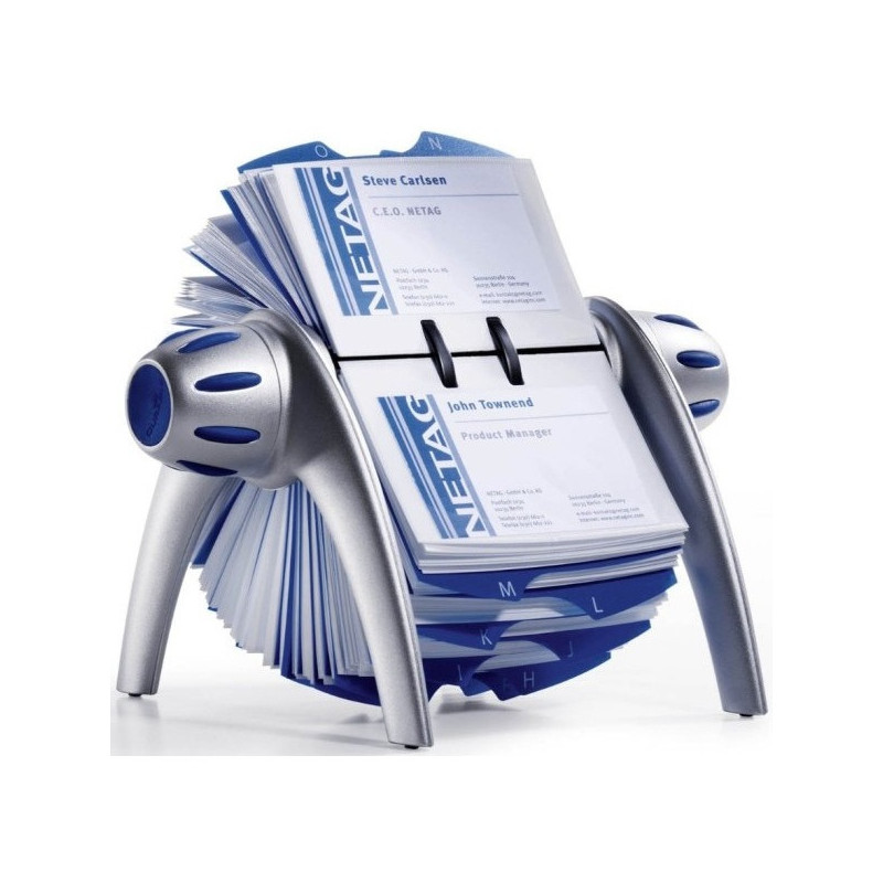 WIZYTOWNIK OBROTOWY DURABLE VISIFIX FLIP 400w SREBRNY