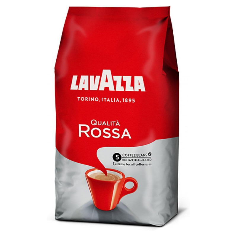 KAWA LAVAZZA QUALITA ROSSA 1kg ZIARNISTA