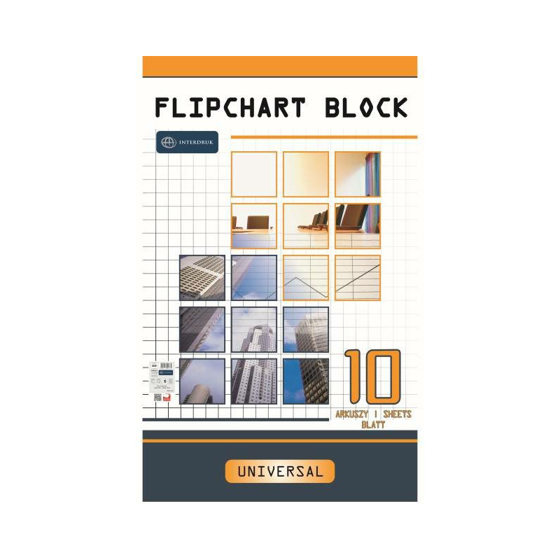 Blok do flipchartu Interdruk 64x100cm gładki (10)