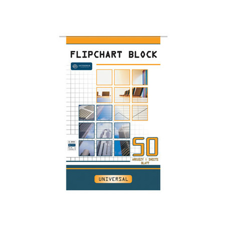 Blok do flipchartu Interdruk 64x100cm gładki (50)