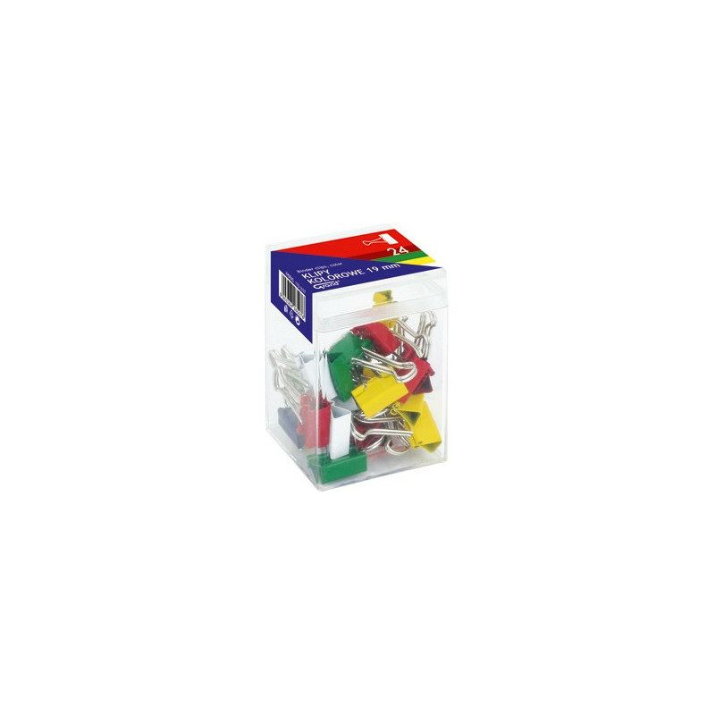 KLIPY DO AKT 19mm KOLOROWE (24)