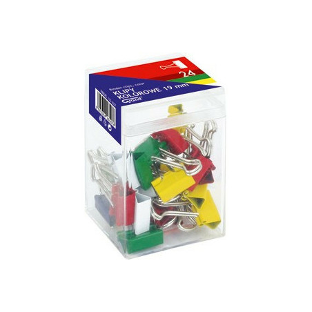 KLIPY DO AKT 19mm KOLOROWE (24)