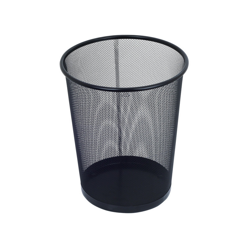 METALOWY KOSZ NA ŚMIECI 19L CZARNY