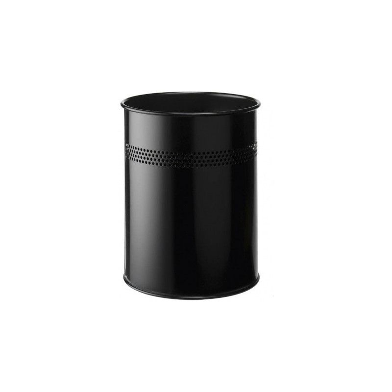 KOSZ NA ŚMIECI DURABLE 15L METALOWY CZARNY