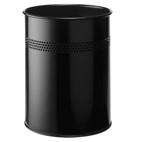 KOSZ NA ŚMIECI DURABLE 15L METALOWY CZARNY