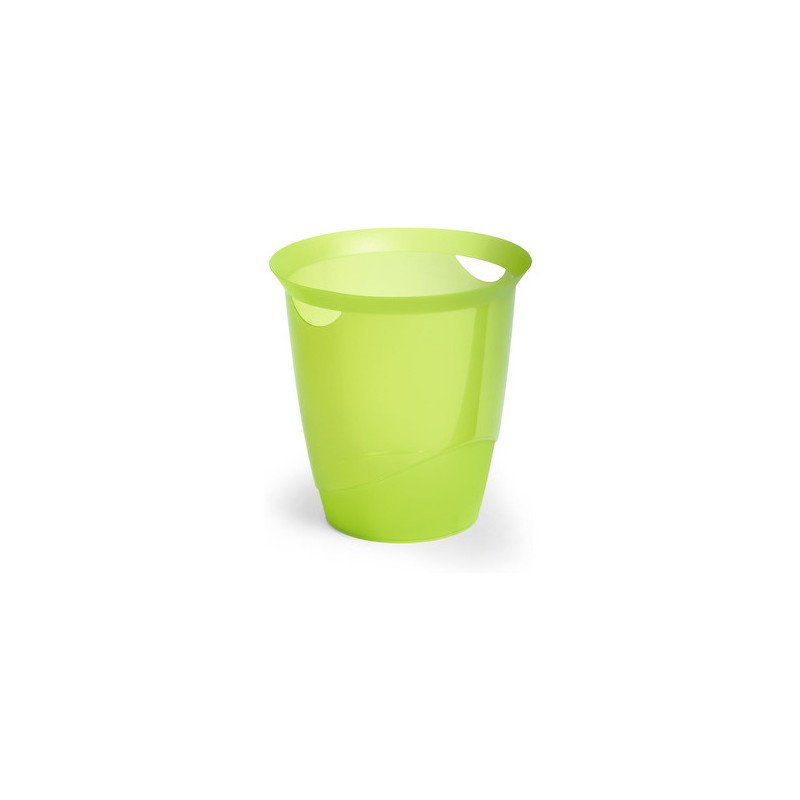 KOSZ NA ŚMIECI DURABLE 16L ZIELONY TRANSPARENTNY