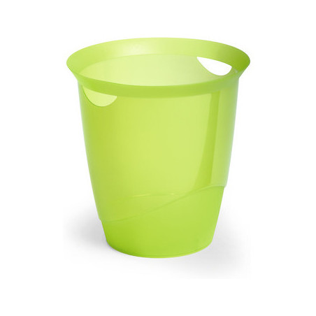 KOSZ NA ŚMIECI DURABLE 16L ZIELONY TRANSPARENTNY