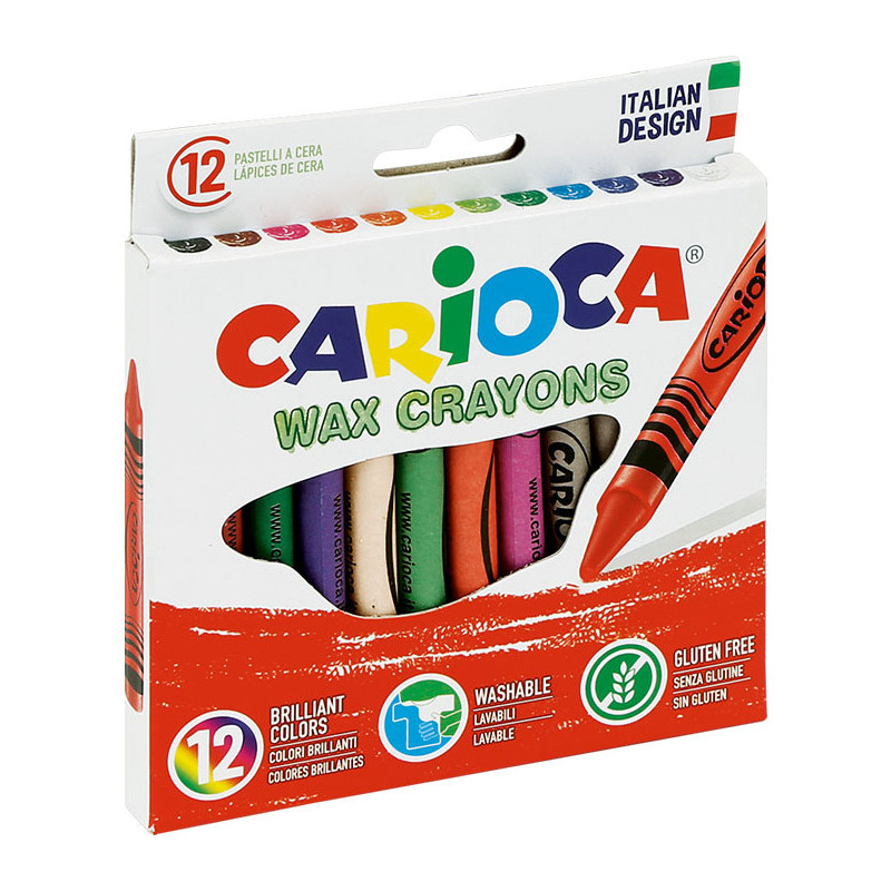 KREDKI ŚWIECOWE CARIOCA 12 KOLORÓW