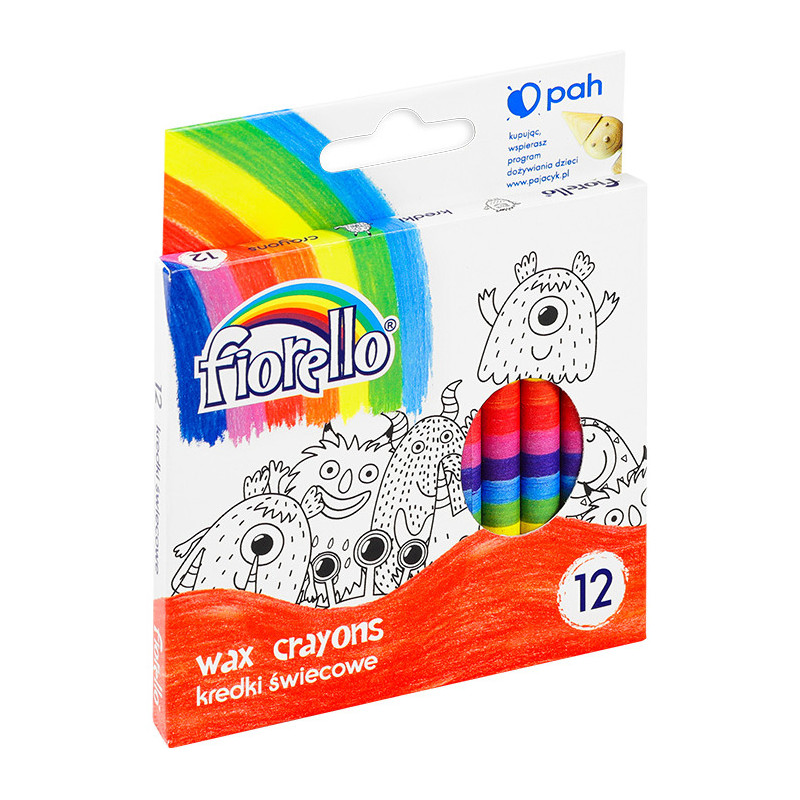 KREDKI ŚWIECOWE FIORELLO 12 KOLORÓW